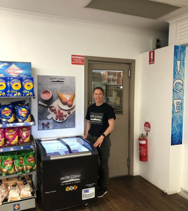 It’s SO great to have Prom Coast Ice Cream now available at Wilsons Prom!!! Thank you to the team at the Tidal River Store for supporting us. 500ml and 150ml in stock for your ice cream camping needs. @promcoasticecream #wilsonspromontory #wilsonspromontorynationalpark #tidalriver #tidalrivercampground #whalerock #squeakybeach #southgippsland #localicecream #dairyfreesorbet #summerholidays #campingtidalriver #glutenfree