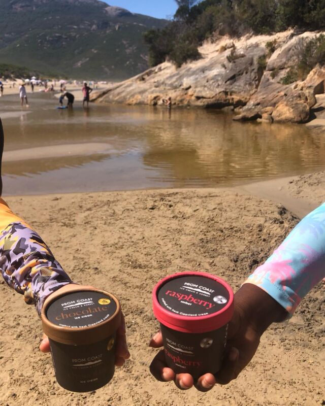 It’s a pretty good day for ice cream and sorbet. If you’re enjoying the hot weather at Wilson’s Prom like us you can get yours at the Tidal River Store. Keep cool everyone and enjoy the long weekend. @promcoasticecream #tidalriver #wilsonsprom #wilsonspromontory #squeakybeach #australiasbestbeach #localicecream #localbusiness #familybusiness #southgippsland #sorbet #dairyfree #glutenfree